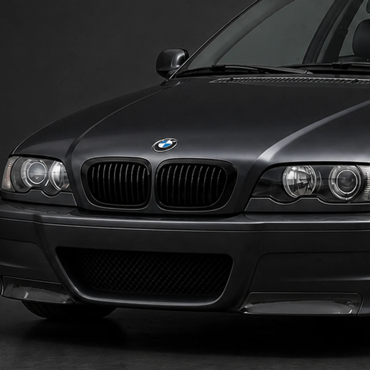 Parrilla BMW E46 99-01 Pre LCI Delantera Riñón M3 Negra Brillante. [IRP-CATALOG:PARR027-2DR-1-O.webp:819ab9afe05c79fb]