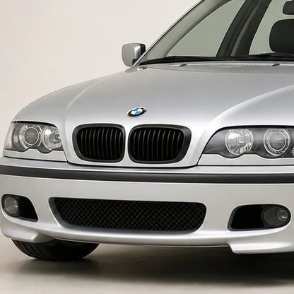 Parrilla BMW E46 99-01 Pre LCI Delantera Riñón M3 Negra Brillante. [IRP-CATALOG:PARR027-4DR-1-C.webp:91e264df715545e4]