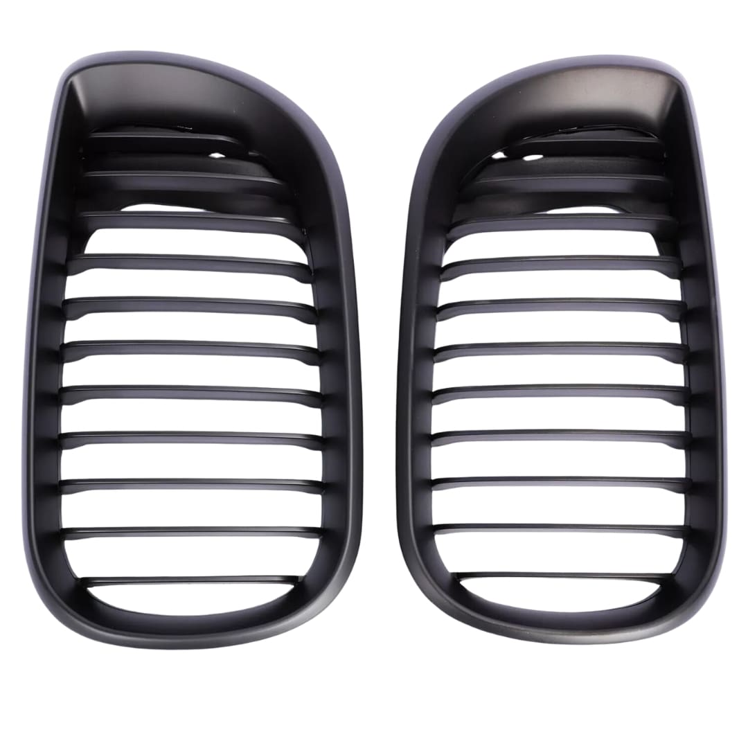 Parrilla BMW E46 02-05 LCI Delantera Riñón M3 Negra Brillante