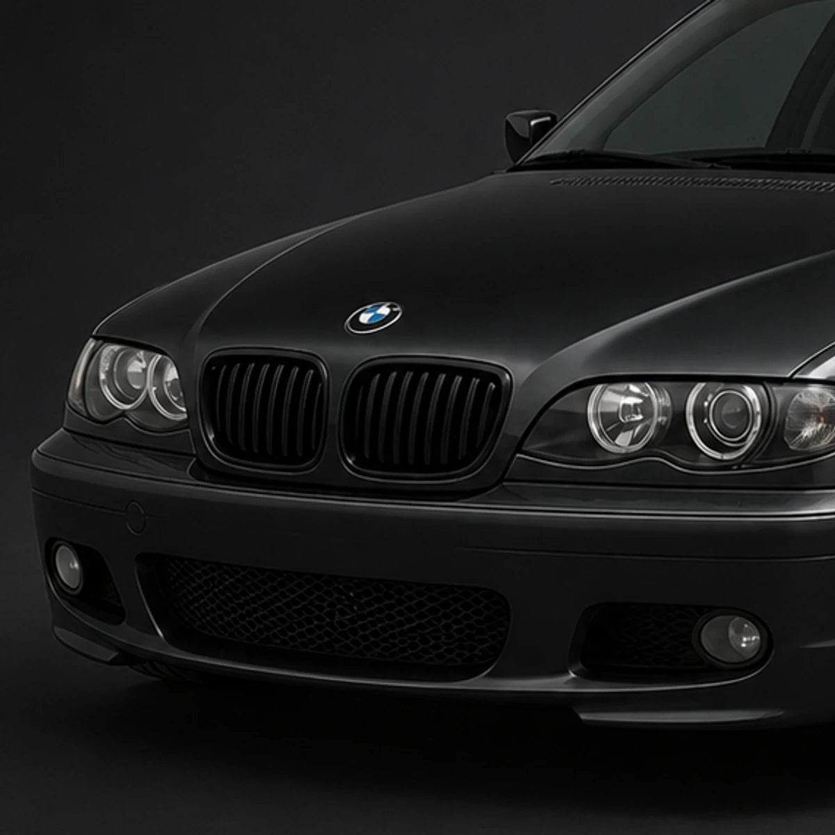 Parrilla BMW E46 02-05 LCI Delantera Riñón M3 Negra Brillante. [IRP-CATALOG:PARR028-4DR-1-O.webp:0f369ead37bd60ac]