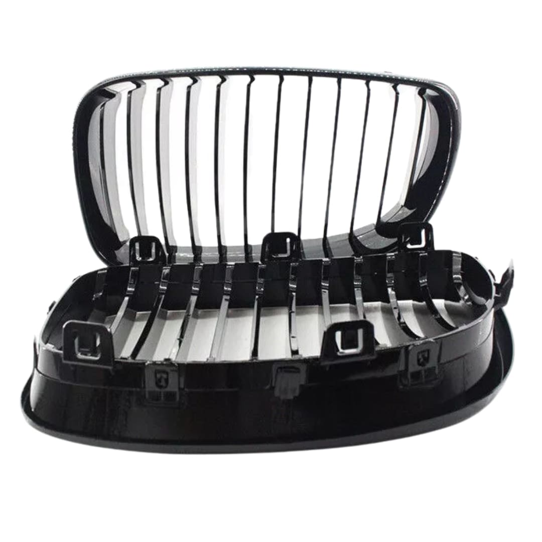 Parrilla Kidneys Riñones Negra Brillante BMW Serie 1 E81 E82 E87 Facelift LCI