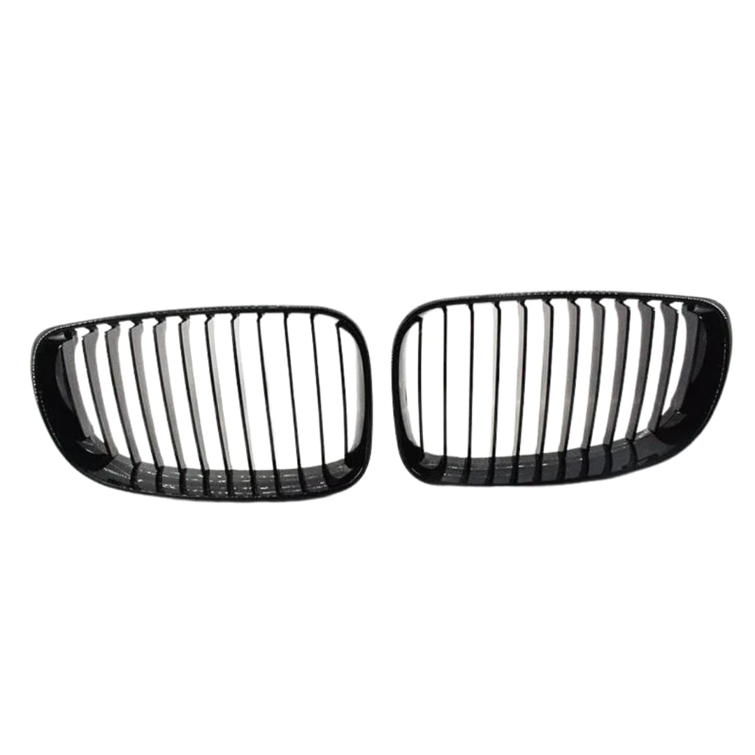 Parrilla Kidneys Riñones Negra Brillante BMW Serie 1 E81 E82 E87 Facelift LCI