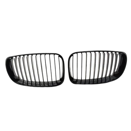 Parrilla Kidneys Riñones Negra Brillante BMW Serie 1 E81 E82 E87 Facelift LCI