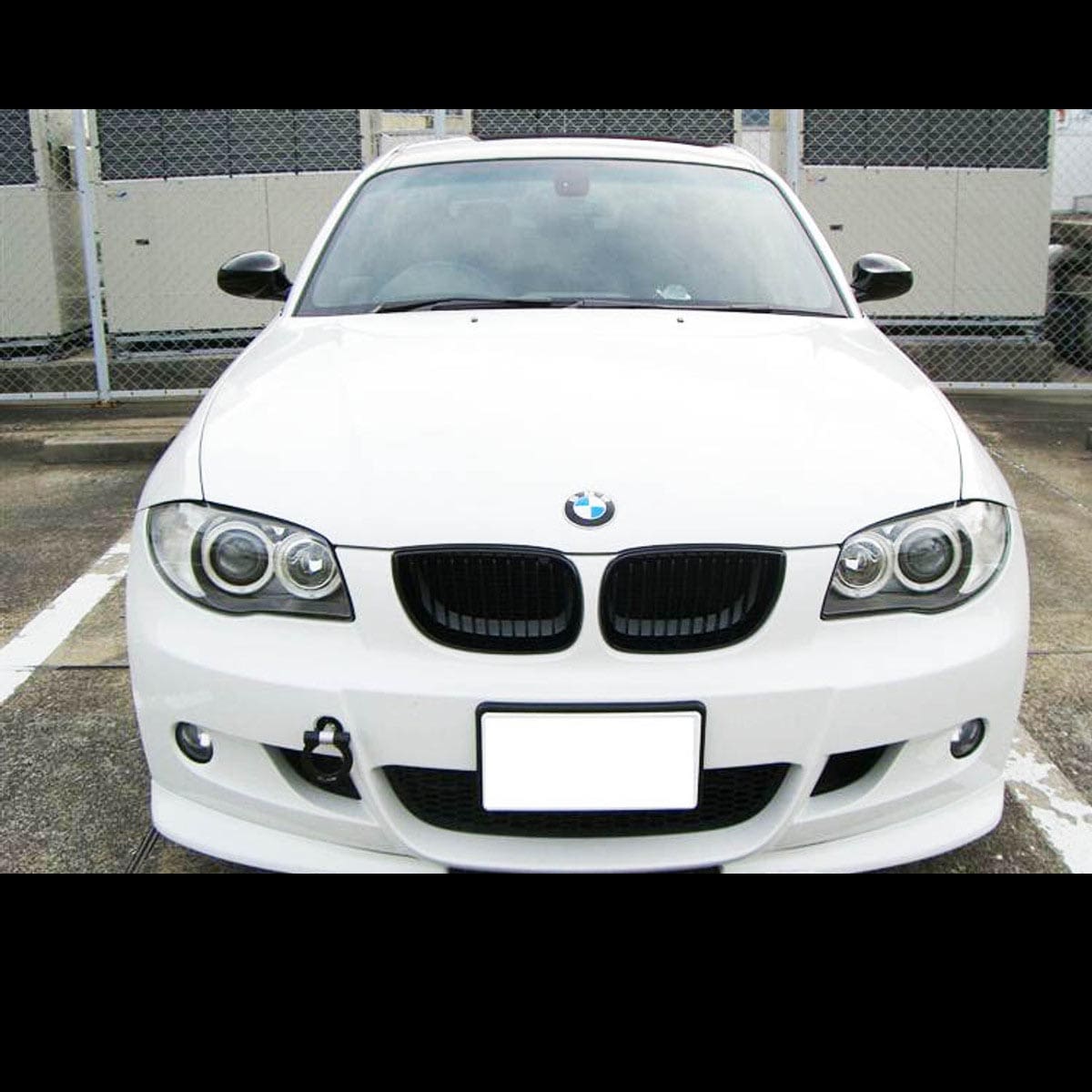 Parrilla BMW Serie 1 E81 E82 E87 04-07 Kidneys Negra