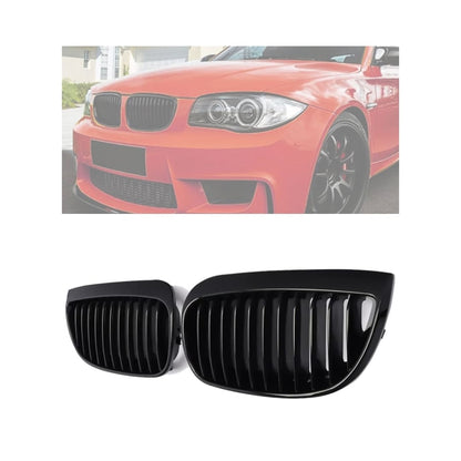 Parrilla BMW Serie 1 E81 E82 E87 04-07 Kidneys Negra