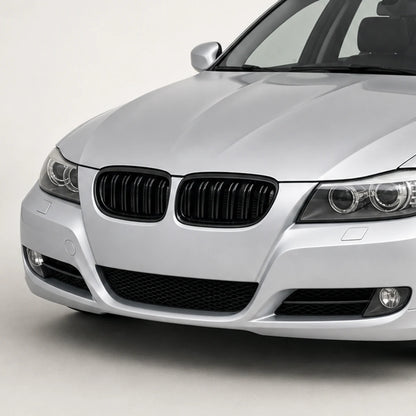 Parrilla De Doble Vira Kidneys Riñones Negra Brillante BMW Serie 3 Sedan E90 LCI 09-12. [IRP-CATALOG:PARR031-LCI-1-C.webp:1db2214bcd45b289]