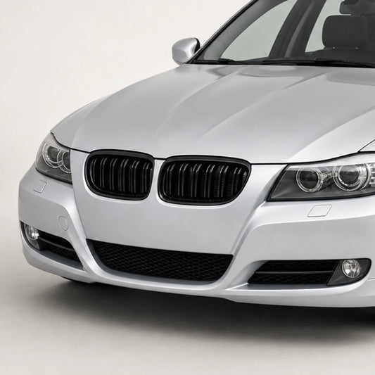 Parrilla De Doble Vira Kidneys Riñones Negra Brillante BMW Serie 3 Sedan E90 LCI 09-12. [IRP-CATALOG:PARR031-LCI-1-C.webp:1db2214bcd45b289]
