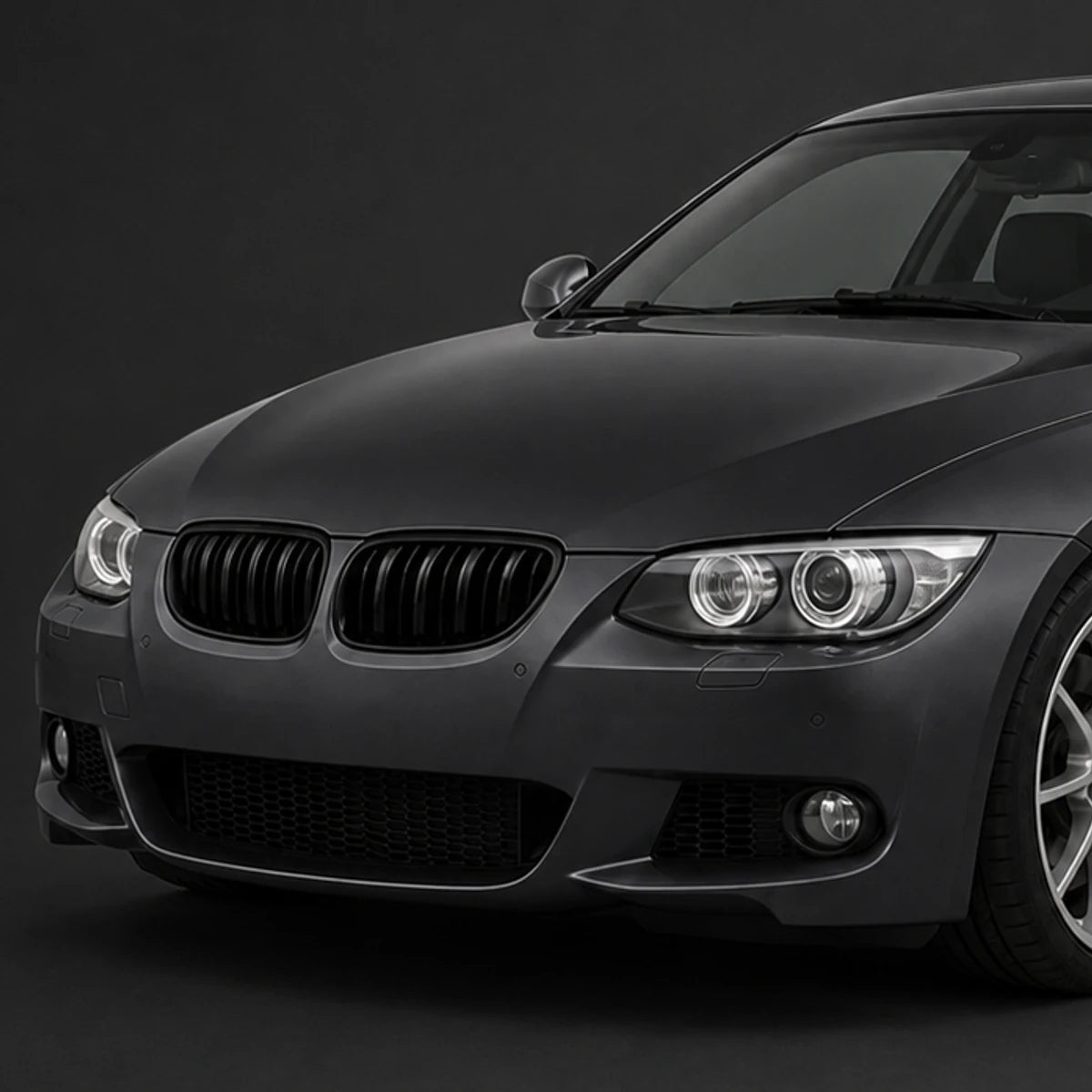 Parrilla Kidneys Riñones Negra Brillante BMW Serie 3 Coupe E92 LCI 09-12 Doble Vira. [IRP-CATALOG:PARR032-LCI-1-O.webp:750d59fb1a471d63]