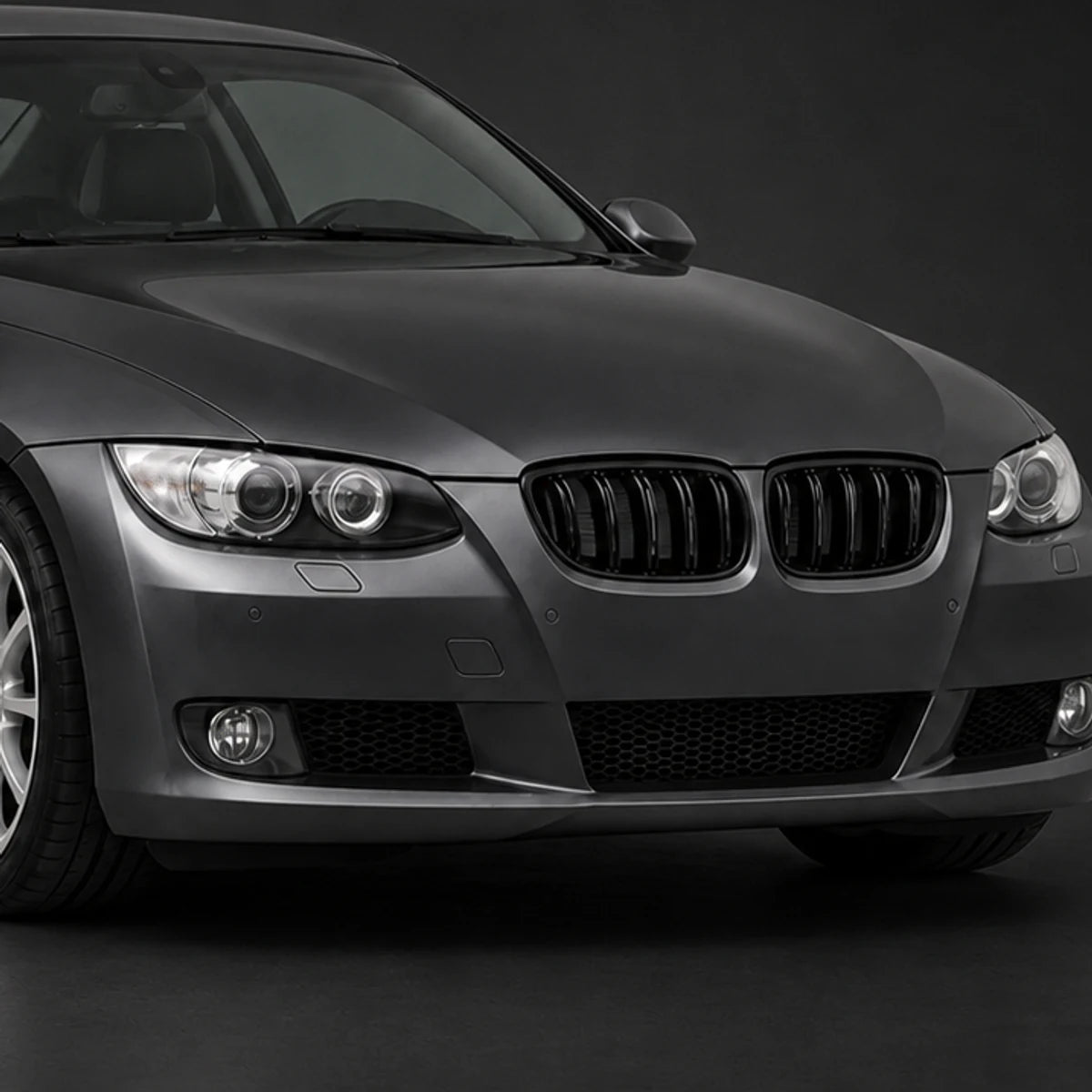 Parrilla Kidneys Riñones Negra Brillante BMW Serie 3 Coupe E92 Pre-LCI 05-08 Doble Vira. [IRP-CATALOG:PARR032-PRE-1-O.webp:7920823e152b1669]