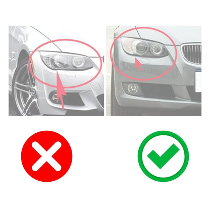 Parrilla Kidneys Riñones Negra Brillante BMW Serie 3 Coupe E92 Pre-LCI 05-08 Doble Vira