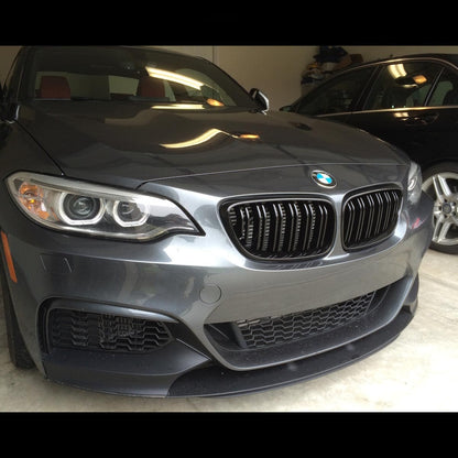 Parrilla Kidneys Riñones Negra Brillante BMW Serie 2 F22 Doble Vira
