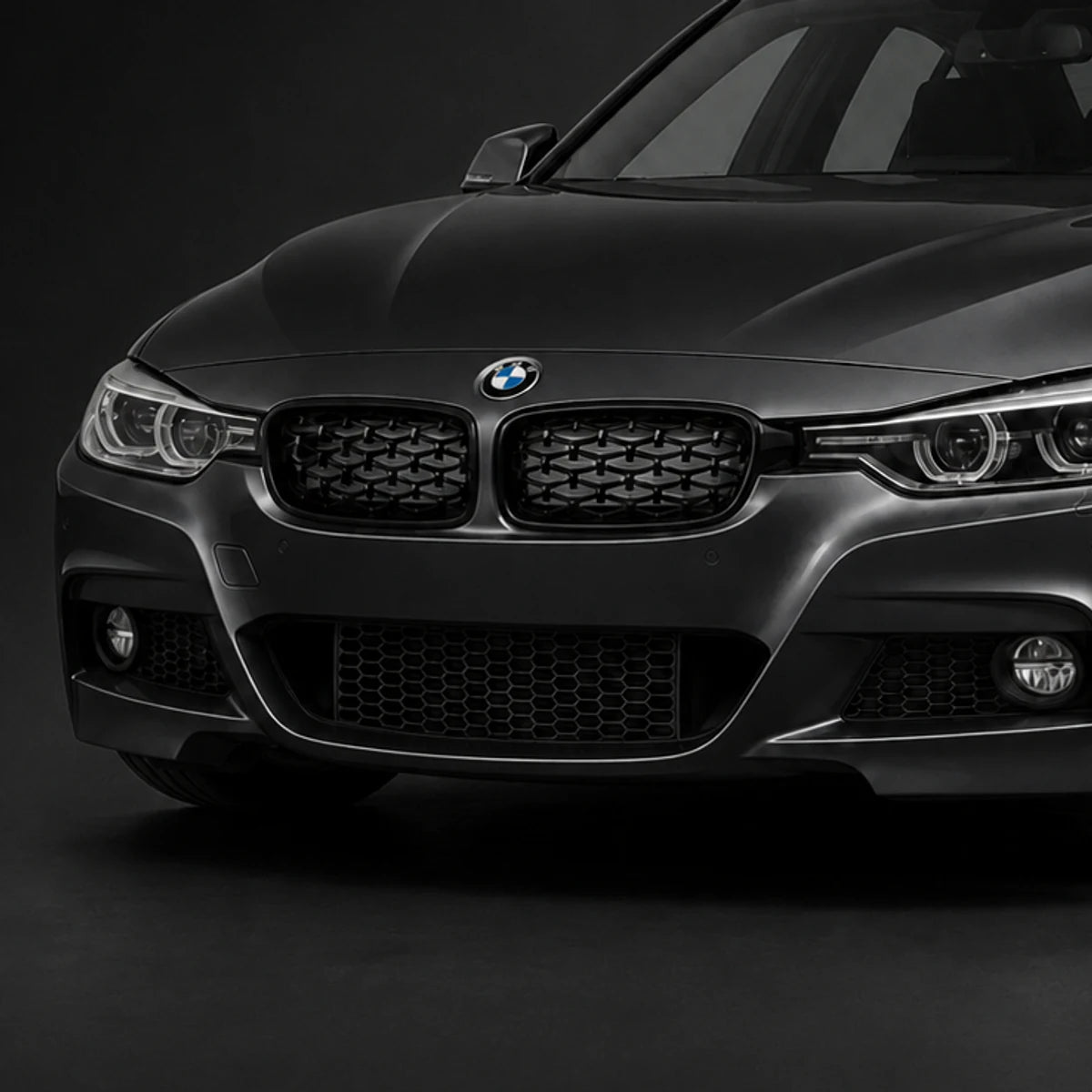 Parrilla Kidneys Riñones Diamantes BMW Serie 3 F30 Negra Brillante. [IRP-CATALOG:PARR034-1-O.webp:4bd4a023d18f4126]