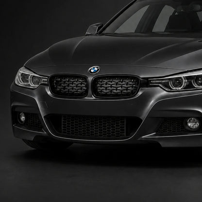 Parrilla Kidneys Riñones Diamantes BMW Serie 3 F30 Negra Brillante. [IRP-CATALOG:PARR034-1-O.webp:4bd4a023d18f4126]
