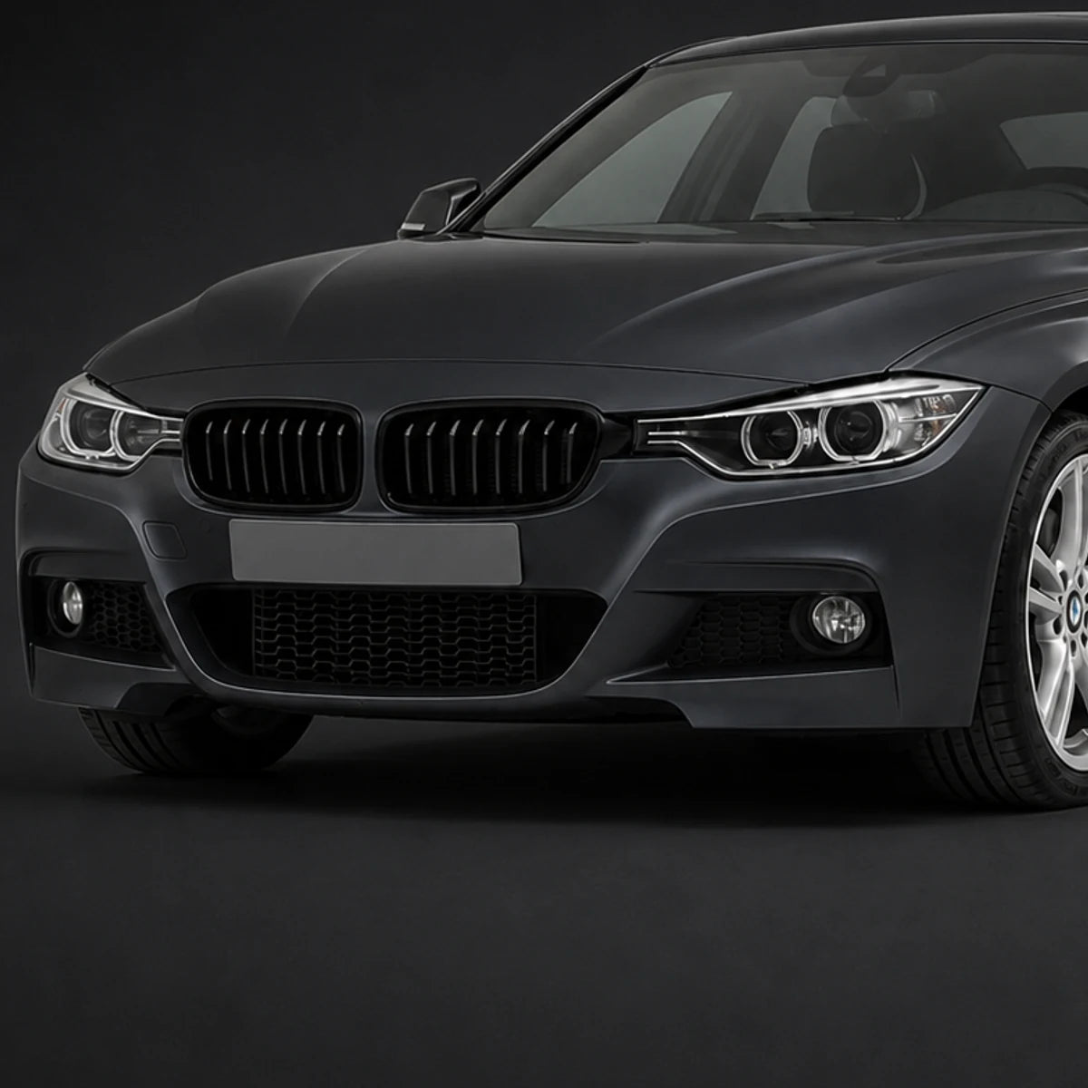 Parrilla Kidneys Riñones  BMW Serie 3 F30 2013-2018 M3 Doble Vira Negra Brillante. [IRP-CATALOG:PARR035-1-O.webp:e8fb4d715b9f1f4b]