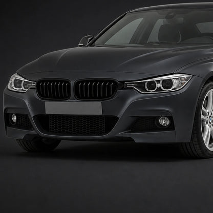 Parrilla Kidneys Riñones  BMW Serie 3 F30 2013-2018 M3 Doble Vira Negra Brillante. [IRP-CATALOG:PARR035-1-O.webp:e8fb4d715b9f1f4b]