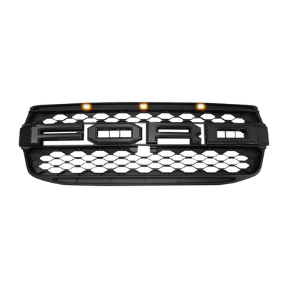 Parrilla Tipo Raptor Con Led Para Ford Ranger XL 2023-2025