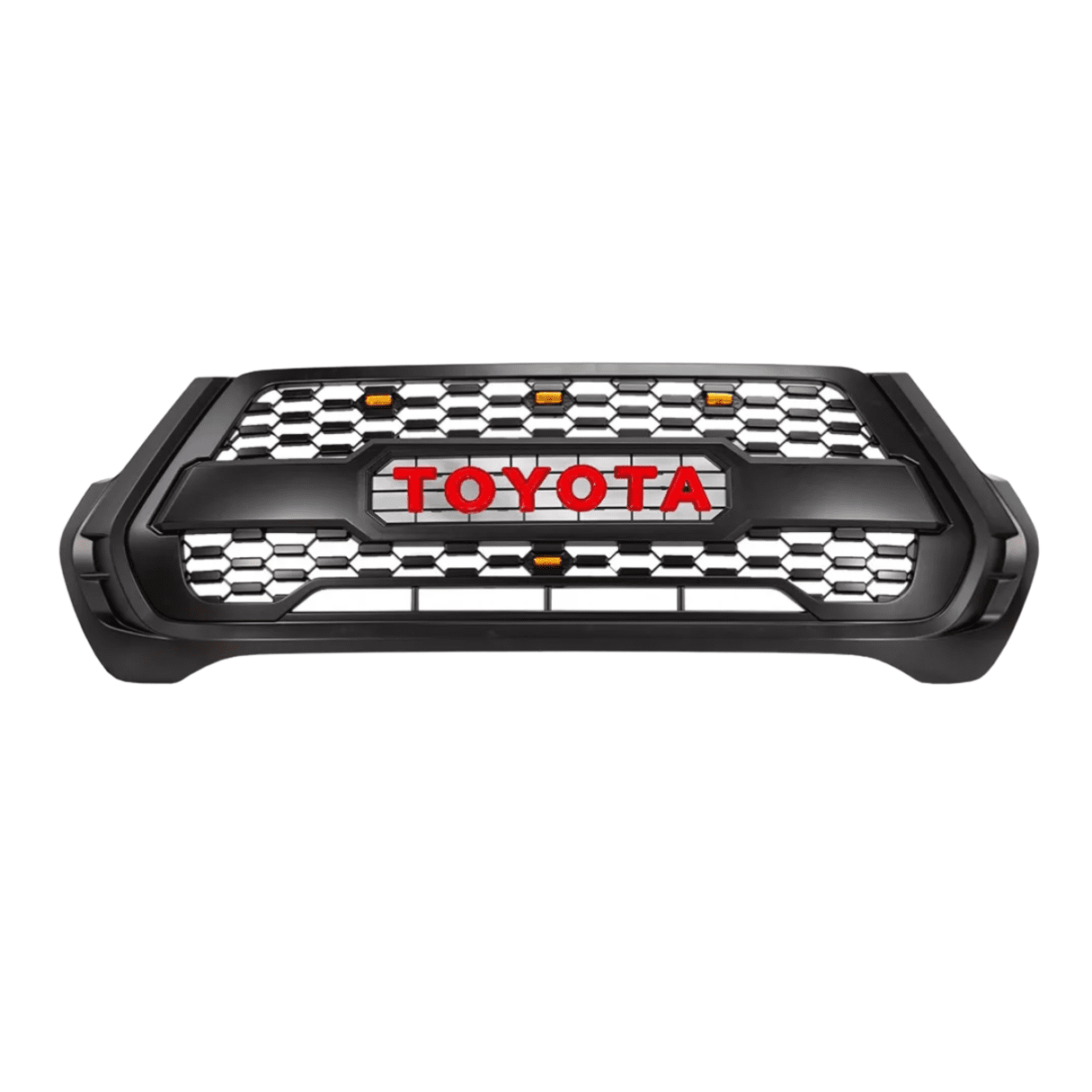 Parrilla tipo Gr para Toyota Hilux 2021-2024 Con LED