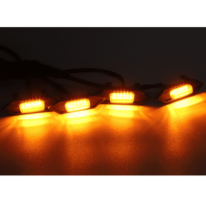 Parrilla tipo Gr para Toyota Hilux 2021-2024 Con LED