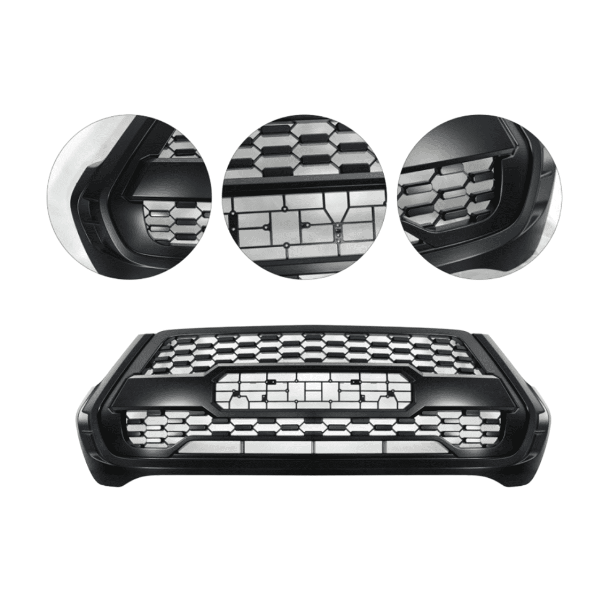 Parrilla tipo Gr para Toyota Hilux 2021-2024 Con LED