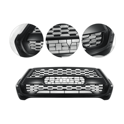 Parrilla tipo Gr para Toyota Hilux 2021-2024 Con LED