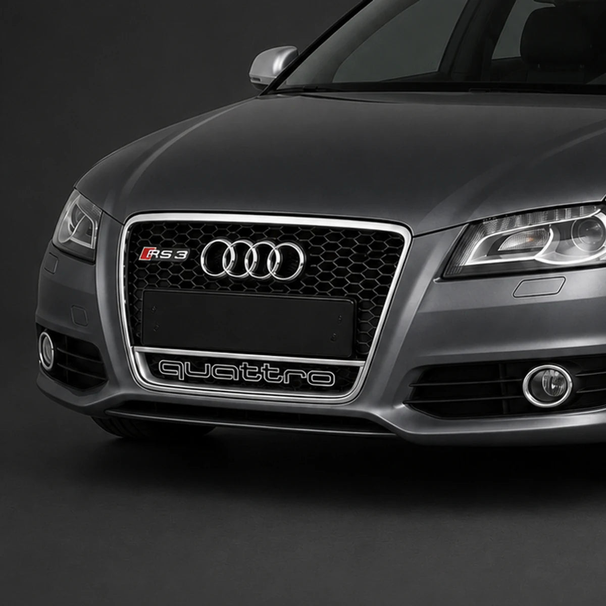 Parrilla Rs3 Para Audi A3 8p Borde Cromado Con Quattro. [IRP-CATALOG:PARR040-1-O.webp:fb55aea85ad3aea2]