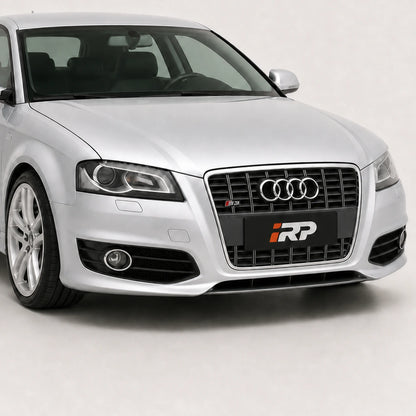 Parrilla para Audi S3 8P 08-13 con Borde Cromado Viras Grises. [irp-catalog:parr043-1-c-before.webp:311d49369fd0034f]