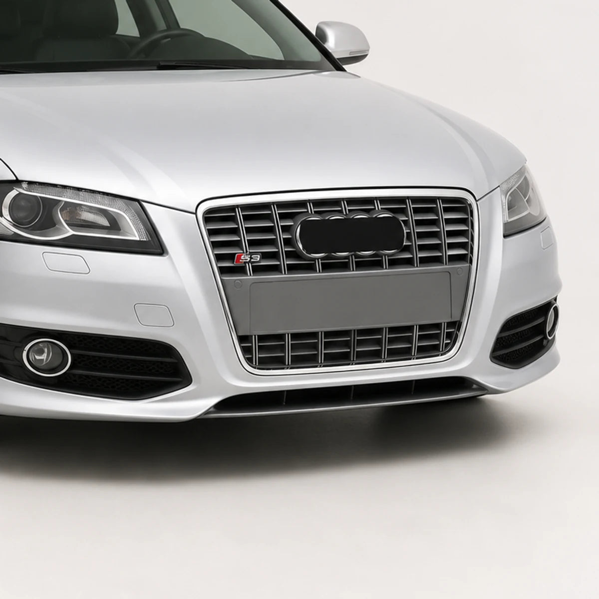 Parrilla para Audi S3 8P 08-13 con Borde Cromado Viras Grises. [IRP-CATALOG:PARR043-1-C.webp:ab47274d3247084a]