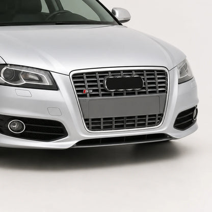 Parrilla para Audi S3 8P 08-13 con Borde Cromado Viras Grises. [IRP-CATALOG:PARR043-1-C.webp:ab47274d3247084a]