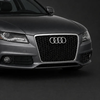 Parrilla Estilo Rs4 Para Audi A4 08-12 Con Borde Cromado. [IRP-CATALOG:PARR044-1-O.webp:77c82c02cf90402f]