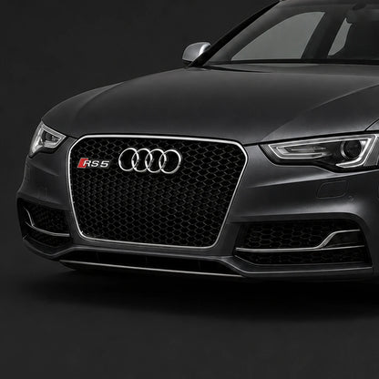 Parrilla estilo RS5 para Audi A5 12-16 Negra con Borde Cromado.. [IRP-CATALOG:PARR052-1-O.webp:4327025a6f4ee8e4]