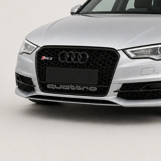 Parrilla Rs3 Para Audi A3 8v 14-16 Negra Y Quattro Debajo. [IRP-CATALOG:PARR055-1-C.webp:4b8c91960639b60f]
