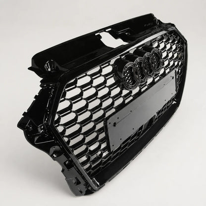 Parrilla Estilo Rs3 Para Audi A3 8v 17-20 Negra Quattro Negra. [irp-catalog:parr056-gallery-2-c.webp:32095a47c3dc3f5e]