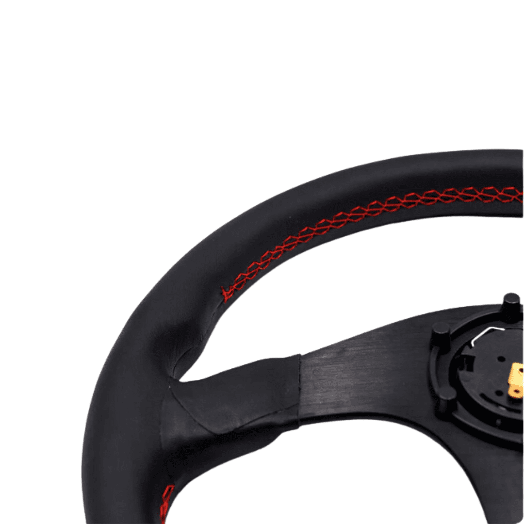 Volante Nardi De Cuero Universal De 330mm 6 Agujeros