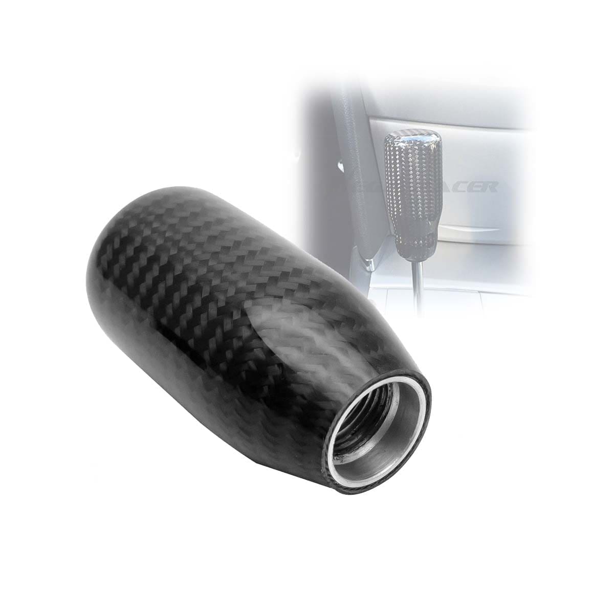 Pomo de Cambios de Fibra Carbono Real Universal Tuning 5ta/6ta