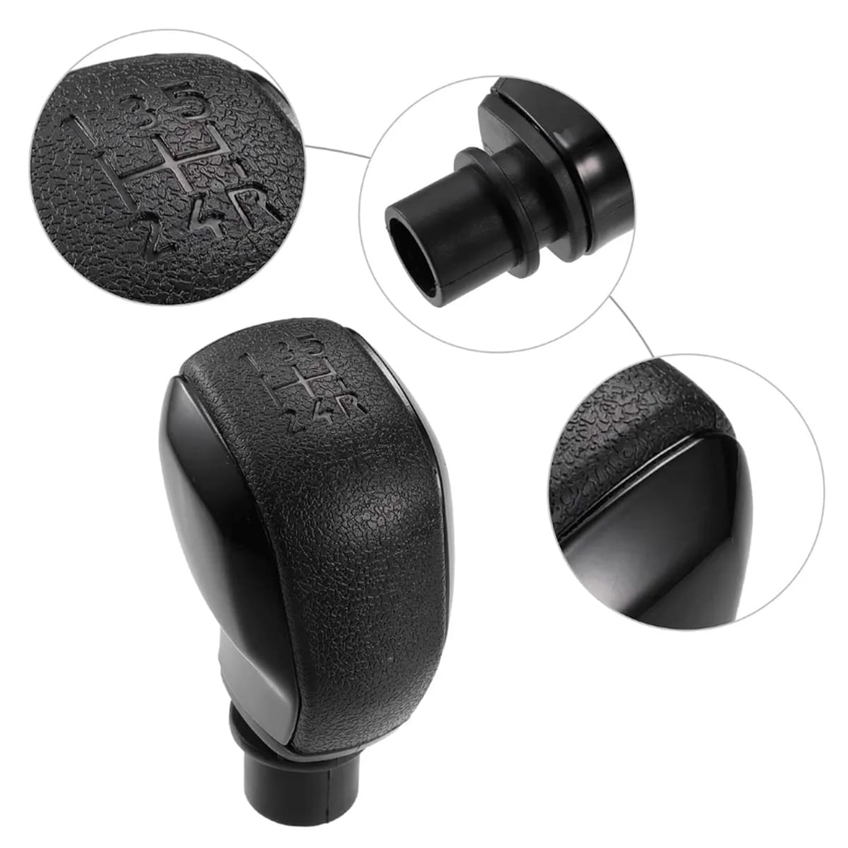 Pomo Bocha Palanca de Cambios para Peugeot 206 207 208 308 con 5ta