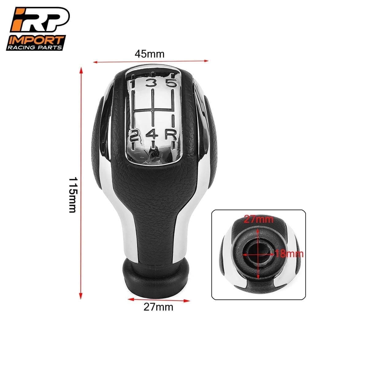 Pomo de Cambios Citroen/Peugeot 5ta - Partner Berlingo 208 106 206 207 307 C3 C4