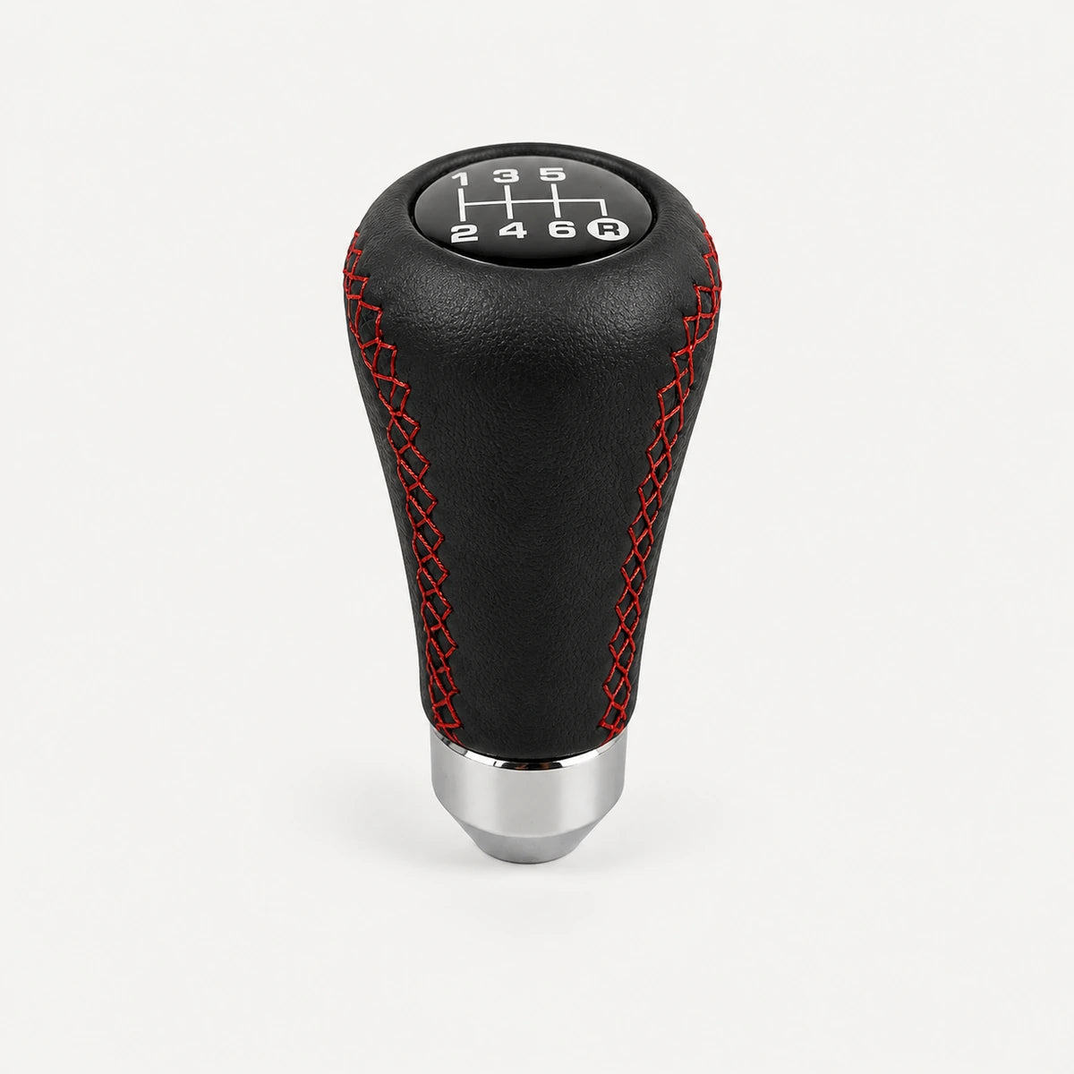 Pomo de Cambios Universal Cuero Costura Roja a Rosca Tuning 5ta/6ta. [IRP-CATALOG:POMO029-6TA-GALLERY-4-C-5adc2aad047a5575.webp:5adc2aad047a5575]