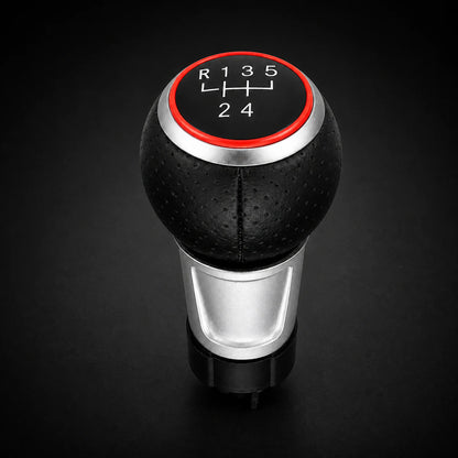 Pomo de Cambios GTI VW/Audi Detalle Rojo - Golf Bora Vento/A3 A4 A1 A5 Q5 Q3. [IRP-CATALOG:POMO030-5TA-1-O.webp:827f0c9bc2af3fa5]