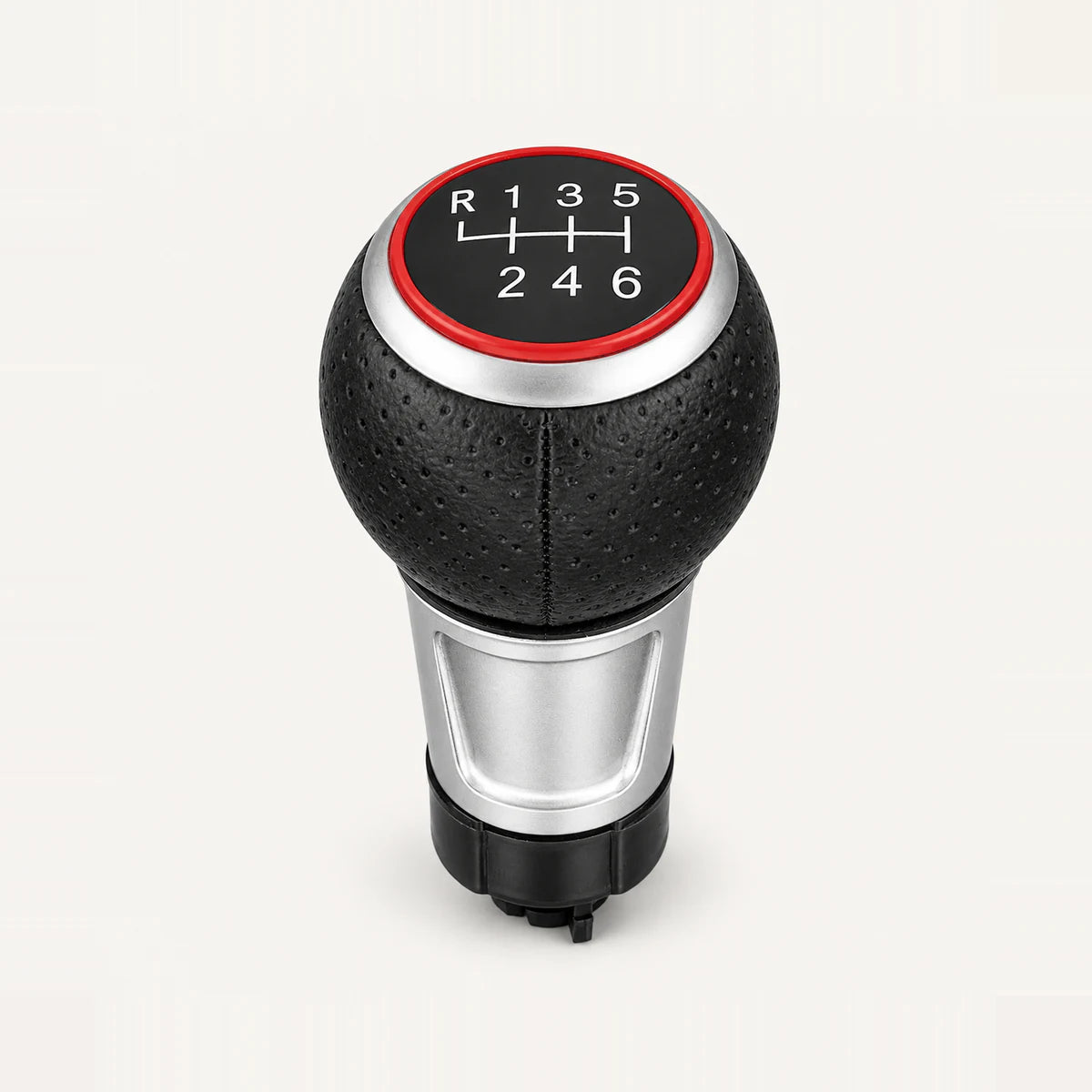 Pomo de Cambios GTI VW/Audi Detalle Rojo - Golf Bora Vento/A3 A4 A1 A5 Q5 Q3. [IRP-CATALOG:POMO030-6TA-1-C.webp:42d9a884173c7293]