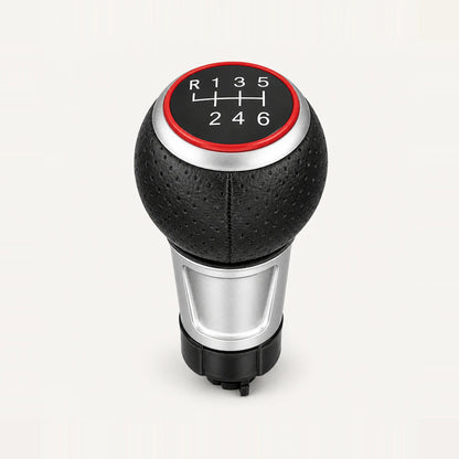 Pomo de Cambios GTI VW/Audi Detalle Rojo - Golf Bora Vento/A3 A4 A1 A5 Q5 Q3. [IRP-CATALOG:POMO030-6TA-1-C.webp:42d9a884173c7293]