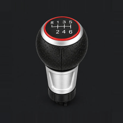 Pomo de Cambios GTI VW/Audi Detalle Rojo - Golf Bora Vento/A3 A4 A1 A5 Q5 Q3. [IRP-CATALOG:POMO030-6TA-1-O.webp:3fde8df362580f9b]