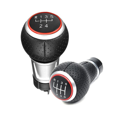 Pomo de Cambios GTI VW/Audi Detalle Rojo - Golf Bora Vento/A3 A4 A1 A5 Q5 Q3