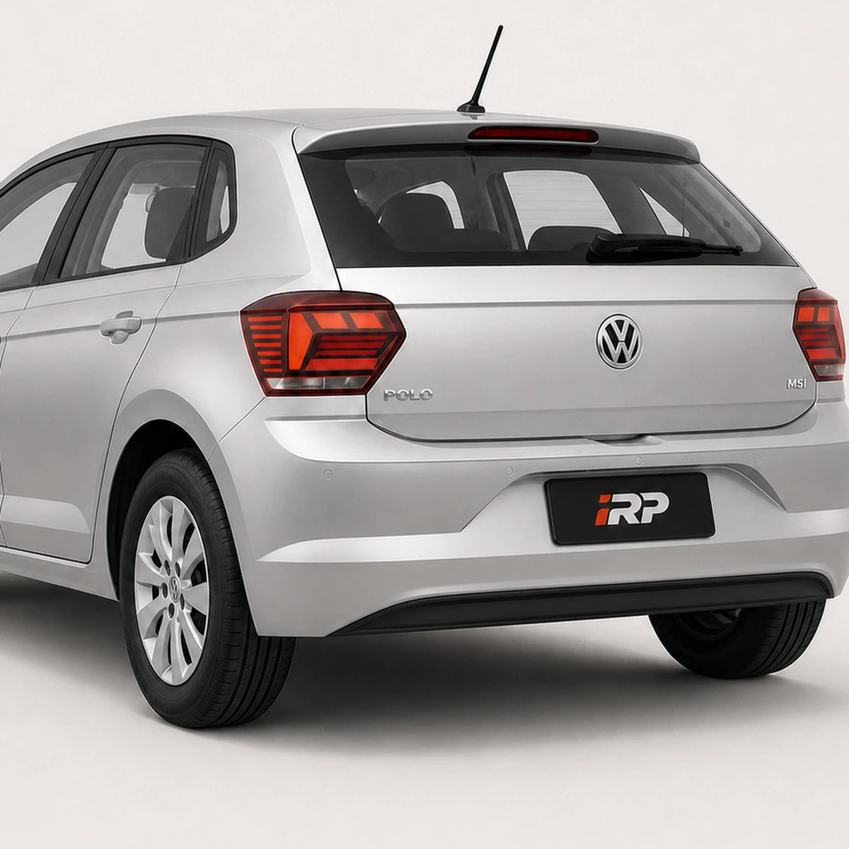 Difusor Trasero para Volkswagen Polo 18-25 estilo GTI Negro Brillante. [irp-catalog:rlip053-1-c-before.webp:c5bbca898a085568]