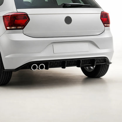Difusor Trasero para Volkswagen Polo 18-25 estilo GTI Negro Brillante. [IRP-CATALOG:RLIP053-1-C.webp:ee4c2366bae4c096]