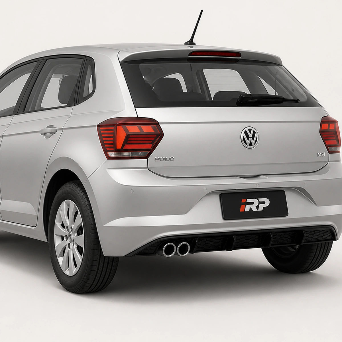 Difusor Trasero para Volkswagen Polo 18-25 estilo GTI Negro Brillante. [irp-catalog:rlip053-1-c.webp:b54723cb358d8ec2]