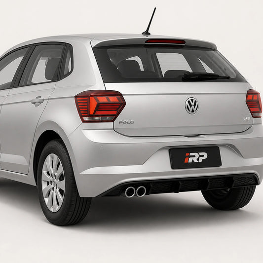 Difusor Trasero para Volkswagen Polo 18-25 estilo GTI Negro Brillante. [irp-catalog:rlip053-1-c.webp:b54723cb358d8ec2]