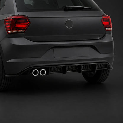 Difusor Trasero para Volkswagen Polo 18-25 estilo GTI Negro Brillante. [IRP-CATALOG:RLIP053-1-O.webp:d72d600759151e94]