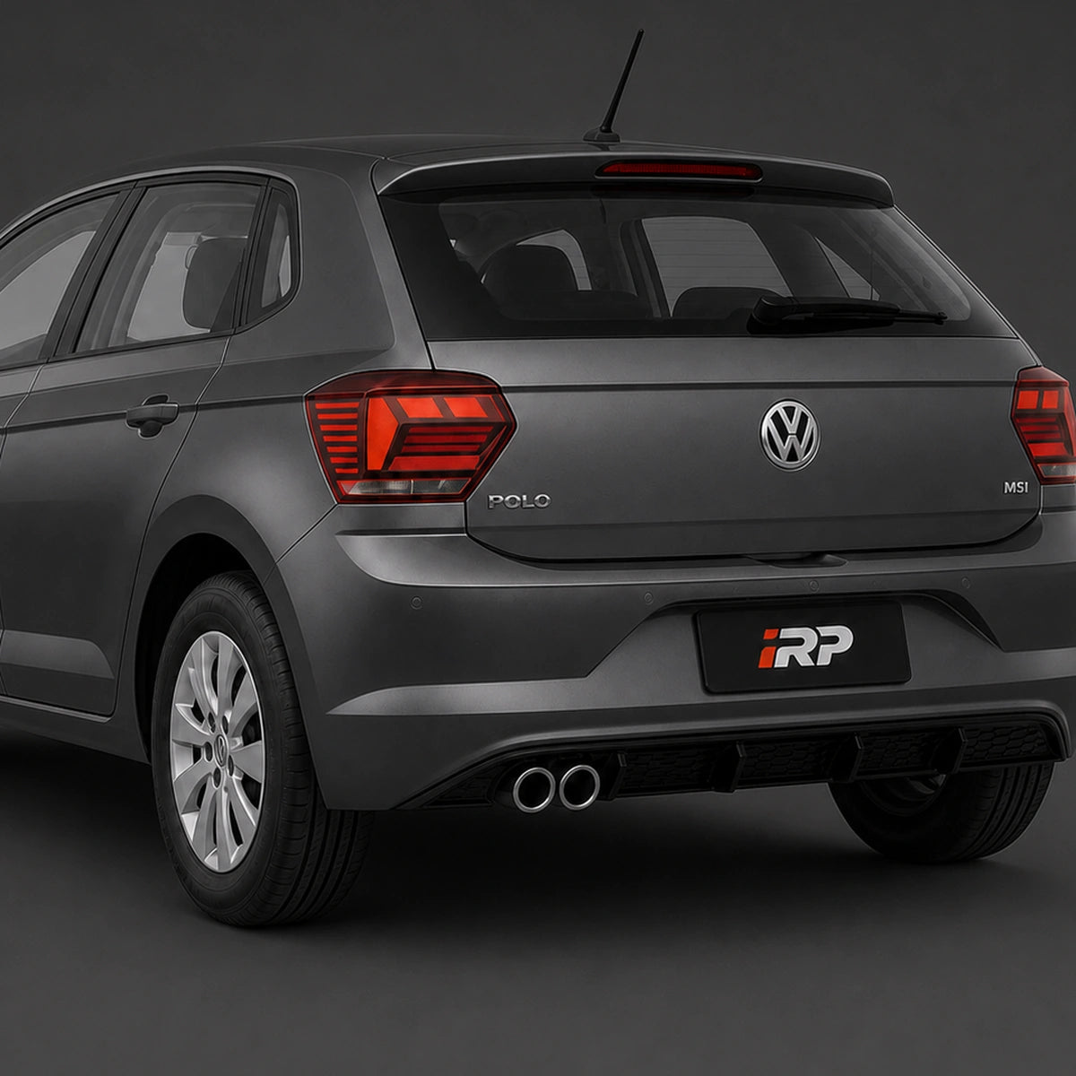 Difusor Trasero para Volkswagen Polo 18-25 estilo GTI Negro Brillante. [irp-catalog:rlip053-1-o.webp:25c474f9d69078c2]