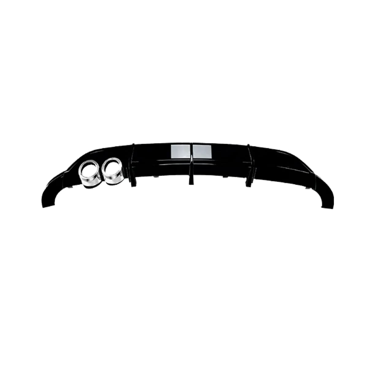 Difusor Trasero para Volkswagen Polo 18-25 estilo GTI Negro Brillante