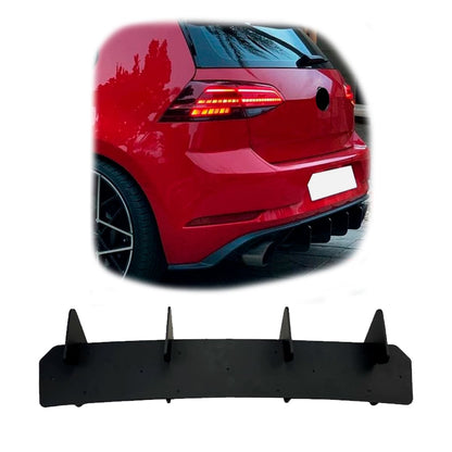 Difusor Trasero Aletas para Volkswagen Golf GTI MK7.5 17-19